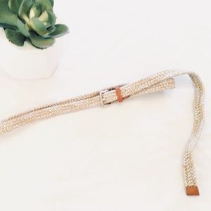 J crew gold belt size small